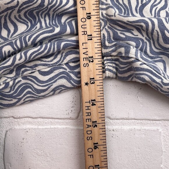 Abercrombie Fit Jeans Women 8R/29 Blue Wave‎ Waves 90s Straight Ultra High Rise - Picture 8 of 11